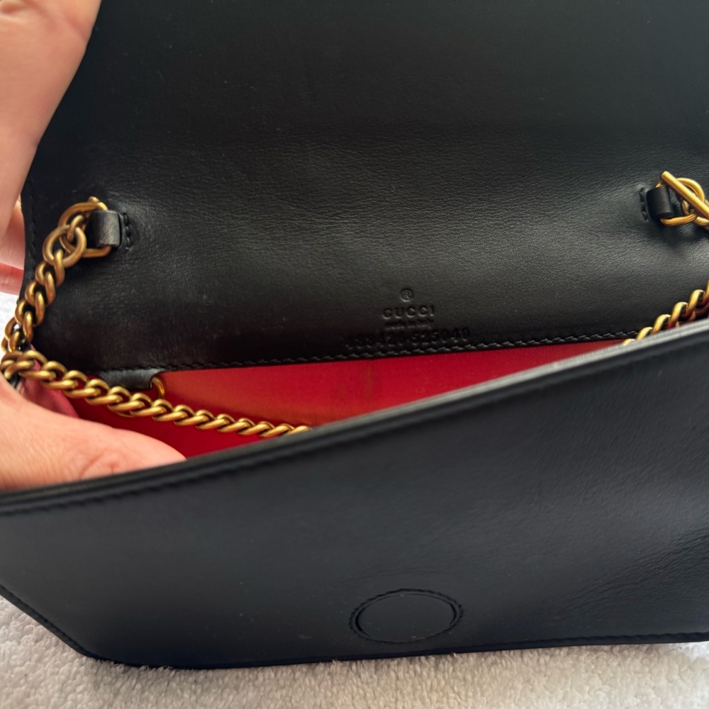 Gucci Black Crossbody Velvet Mini Bag - Picture 2 of 7